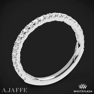 Platinum A. Jaffe MR1865Q Classics Diamond Wedding Ring