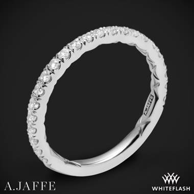 Platinum A. Jaffe MR2251Q Diamond Wedding Ring