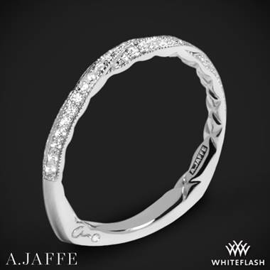 Platinum A. Jaffe MRS740Q Seasons of Love Diamond Wedding Ring