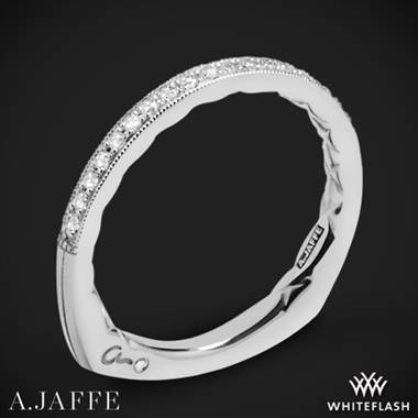 Platinum A. Jaffe MRS753Q Seasons of Love Diamond Wedding Ring