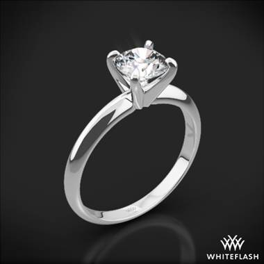 Platinum Classic 4 Prong Solitaire Engagement Ring