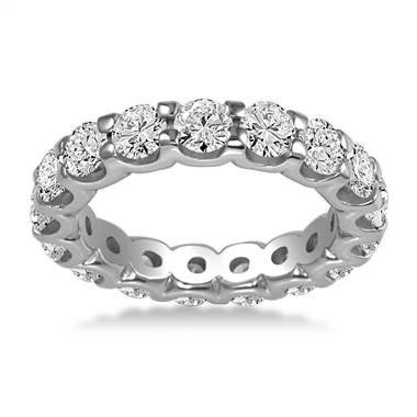 Platinum Common Prong Diamond Eternity Ring (2.74 - 3.34 cttw.)