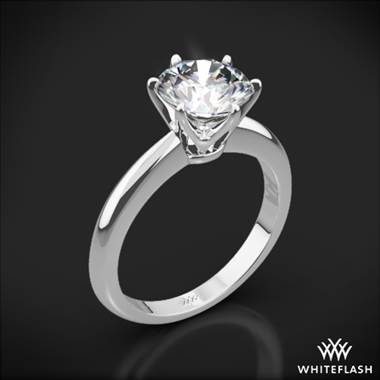 Platinum Elegant Solitaire Engagement Ring
