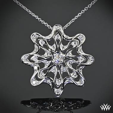 Platinum "Embrace" Diamond Pendant