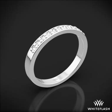 Platinum Flush-Fit Diamond Wedding Ring
