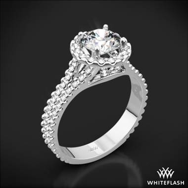 Platinum Park Avenue Diamond Engagement Ring