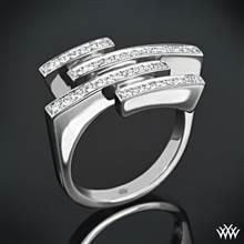 Platinum "Piazza" Diamond Right Hand Ring | Whiteflash