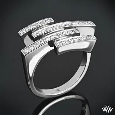 Platinum "Piazza" Diamond Right Hand Ring