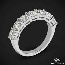 Platinum Seven Stone Open-Basket Diamond Right Hand Ring - Setting Only | Whiteflash