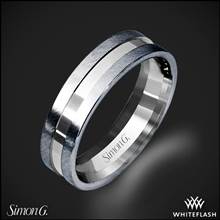 Platinum Simon G. LG105 Men's Wedding Ring | Whiteflash