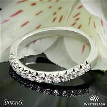 Platinum Simon G. LP2350 Anniversary 0.75ctw Diamond Ring | Whiteflash