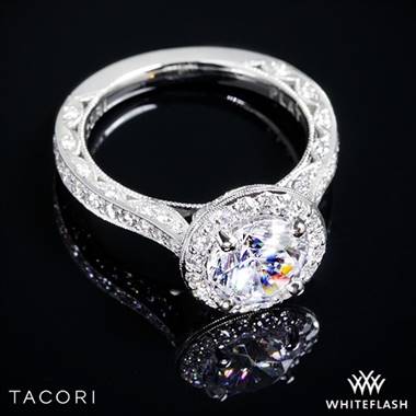 Platinum Tacori HT2650RD RoyalT Diamond Engagement Ring