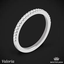 Platinum Valoria Petite Pave Diamond Wedding Ring | Whiteflash