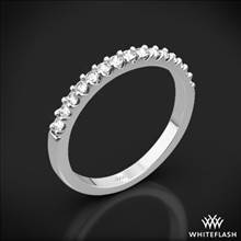 Platinum Valoria Petite Shared Prong Diamond Wedding Ring | Whiteflash