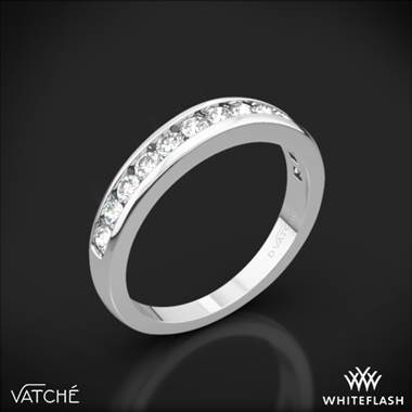 Platinum Vatche 1020 Channel Diamond Wedding Ring