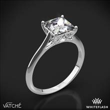 Platinum Vatche 1505 Inara Solitaire Engagement Ring for Princess | Whiteflash