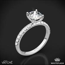 Platinum Vatche 1533 Charis Pave Diamond Engagement Ring | Whiteflash