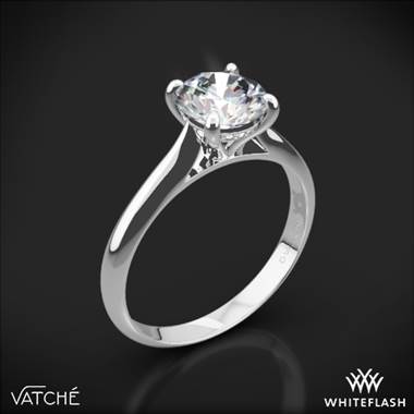 Platinum Vatche 187 Caroline Solitaire Engagement Ring