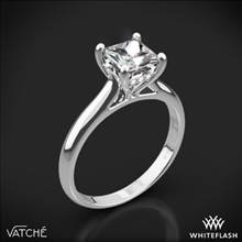 Platinum Vatche 188 Caroline Solitaire Engagement Ring for Princess | Whiteflash