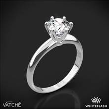Platinum Vatche U-113 6-Prong Solitaire Engagement Ring | Whiteflash