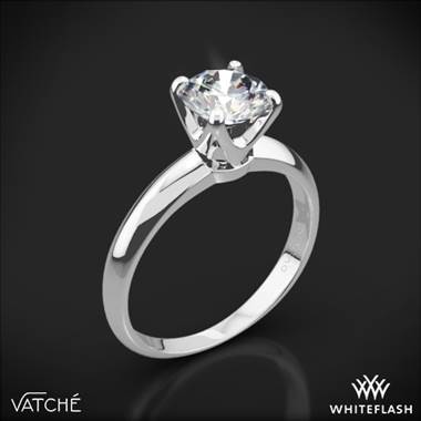 Platinum Vatche U-114 5th Avenue Solitaire Engagement Ring