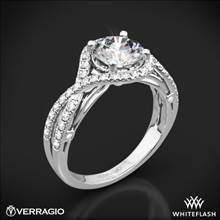 Platinum Verragio ENG-0405 4 Prong Bypass Diamond Engagement Ring | Whiteflash