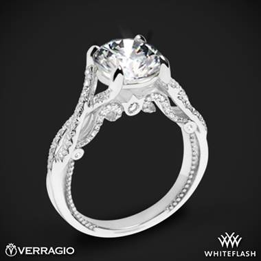 Platinum Verragio INS-7060 Intertwined Diamond Engagement Ring