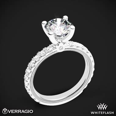 Platinum Verragio Tradition TR210R4 Diamond 4 Prong Engagement Ring