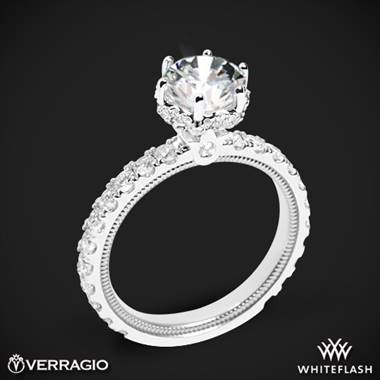 Platinum Verragio Tradition TR210TR Diamond 6 Prong Tiara Engagement Ring