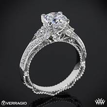 Platinum Verragio Venetian Lace AFN-5021R-4 Diamond Engagement Ring | Whiteflash