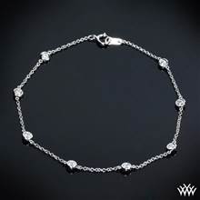 Platinum "Whiteflash by the Yard" Diamond Bracelet | Whiteflash