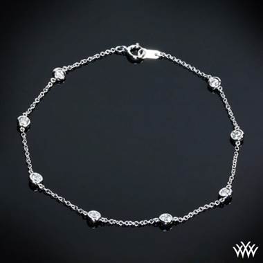 Platinum "Whiteflash by the Yard" Diamond Bracelet