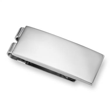 Polished Money Clip in Stainless Steel