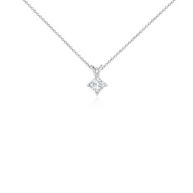 Princess-Cut Diamond Pendant in Platinum (1 ct. tw.)