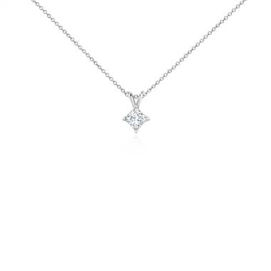 Princess-Cut Diamond Pendant in Platinum (3/4 ct. tw.)