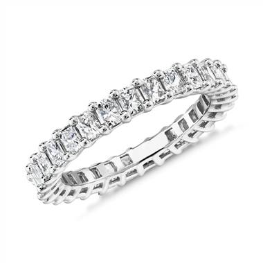 Radiant Shape Diamond Eternity Ring in Platinum (2.0 ct. tw.)