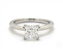 Rounded Knife-Edge 6-Prong Solitaire Engagement Ring in Platinum 1.80mm Width Band (Setting Price) | James Allen