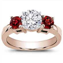 Ruby Accented Engagement Setting | Adiamor