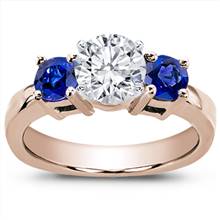 Sapphire Accented Engagement Setting | Adiamor