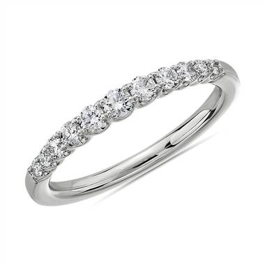 Selene Graduated Diamond Anniversary Ring in Platinum (1/3 ct. tw.)
