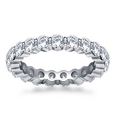 Shared Prong Set Round Diamond Ring in 14K White Gold (1.90 - 2.30 cttw.)