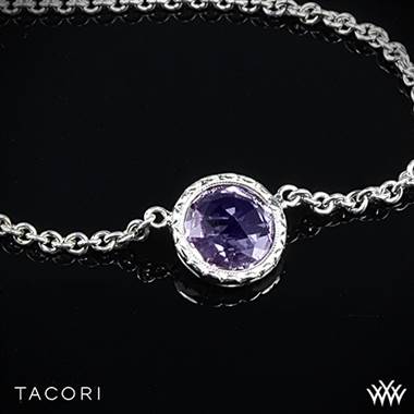 Tacori SN15401 Lilac Blossoms Amethyst Pendant in Sterling Silver with 18K Yellow Gold Accents