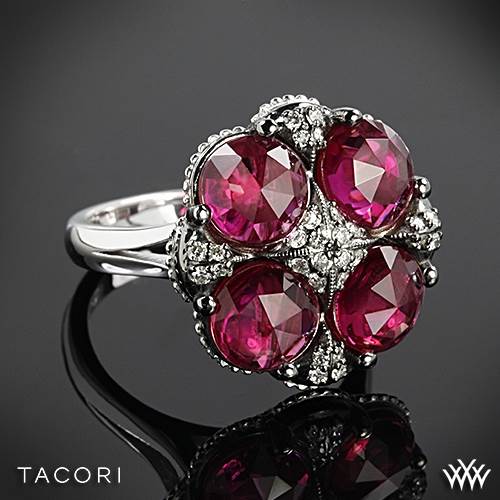 Tacori SR15334 City Lights Clear Quartz over Ruby Red Quartz Ring in Sterling Silver with 18k Yellow Gold Accents' alt='Tacori SR15334 City Lights Clear Quartz over Ruby Red Quartz Ring in Sterling Silver with 18k Yellow Gold Accents