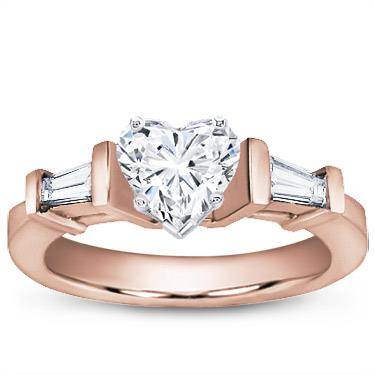 Tapered Baguette Engagement Setting