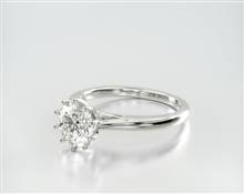 Ten Prong Head Engagement Ring in 18K White Gold 1.80mm Width Band (Setting Price) | James Allen