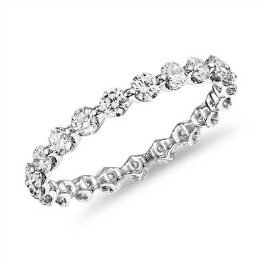 The Gallery Collection Floating Diamond Eternity Ring in Platinum (1 1/4 ct. tw.)
