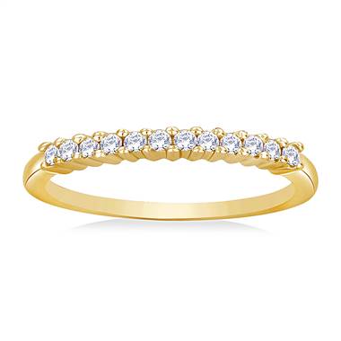 Timeless Common Prong Set Diamond Band in 14K Yellow Gold (1/5 cttw.)