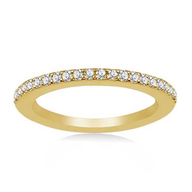 Timeless Prong Set Round Diamond Band in 14K Yellow Gold (1/4 cttw.)