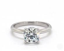 Timeless Solitaire, Adorned Basket Engagement Ring in Platinum 2.00mm Width Band (Setting Price) | James Allen