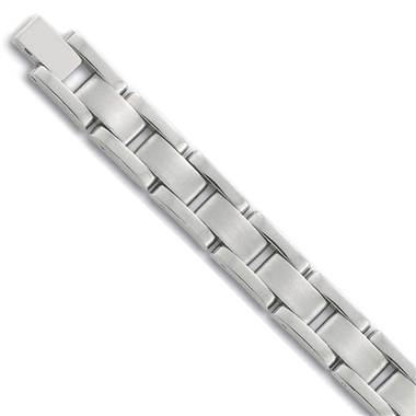 Titanium Brick Design Bracelet